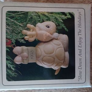 1993 Precious Moments Turtle Ornament